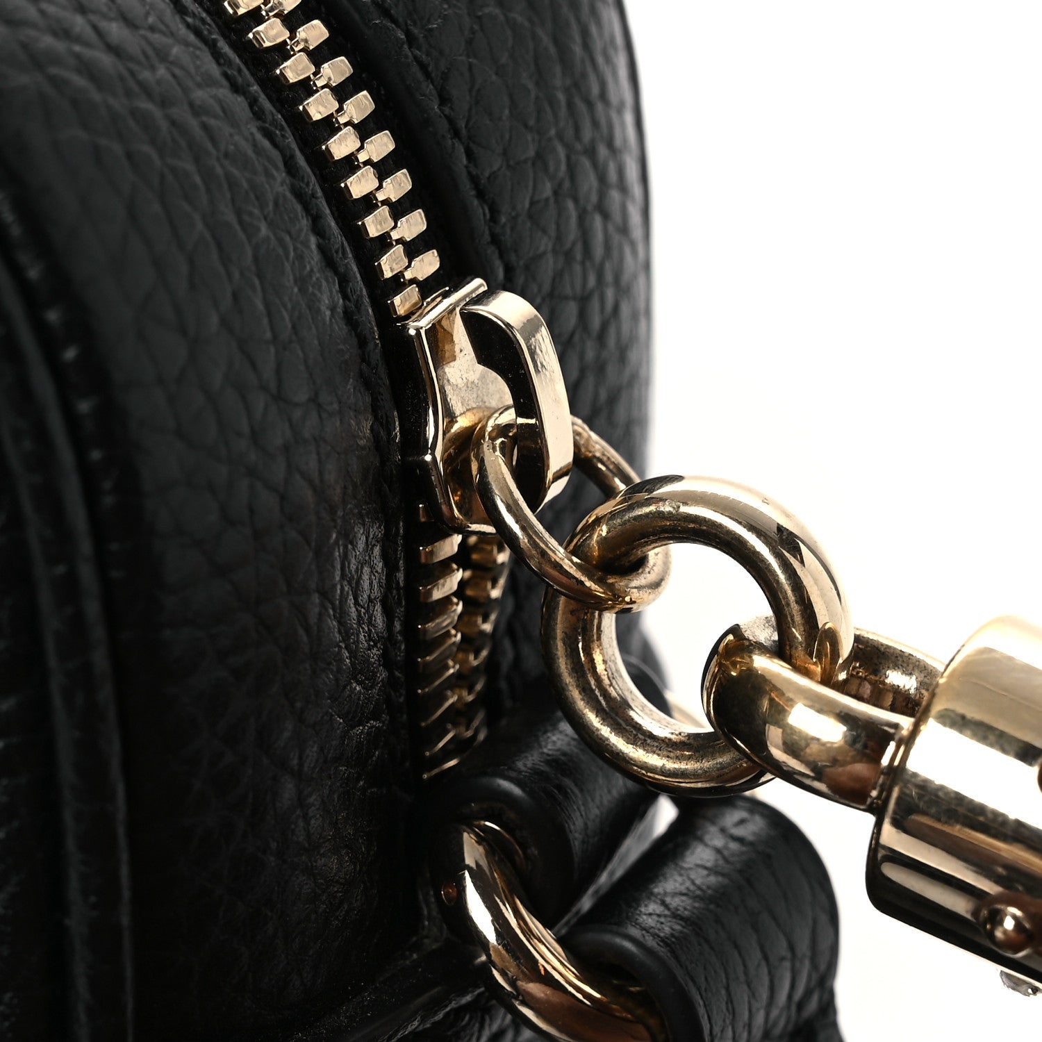 Gucci Pebbled Calfskin Small Soho Disco Bag Black 12 of 13