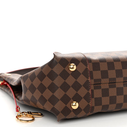 Louis Vuitton Damier Ebene Caissa Hobo Cherry 8 of 10