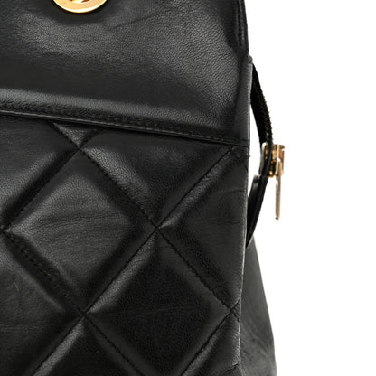 Chanel Lambskin Quilted Shoulder Bag Black 15 of 15