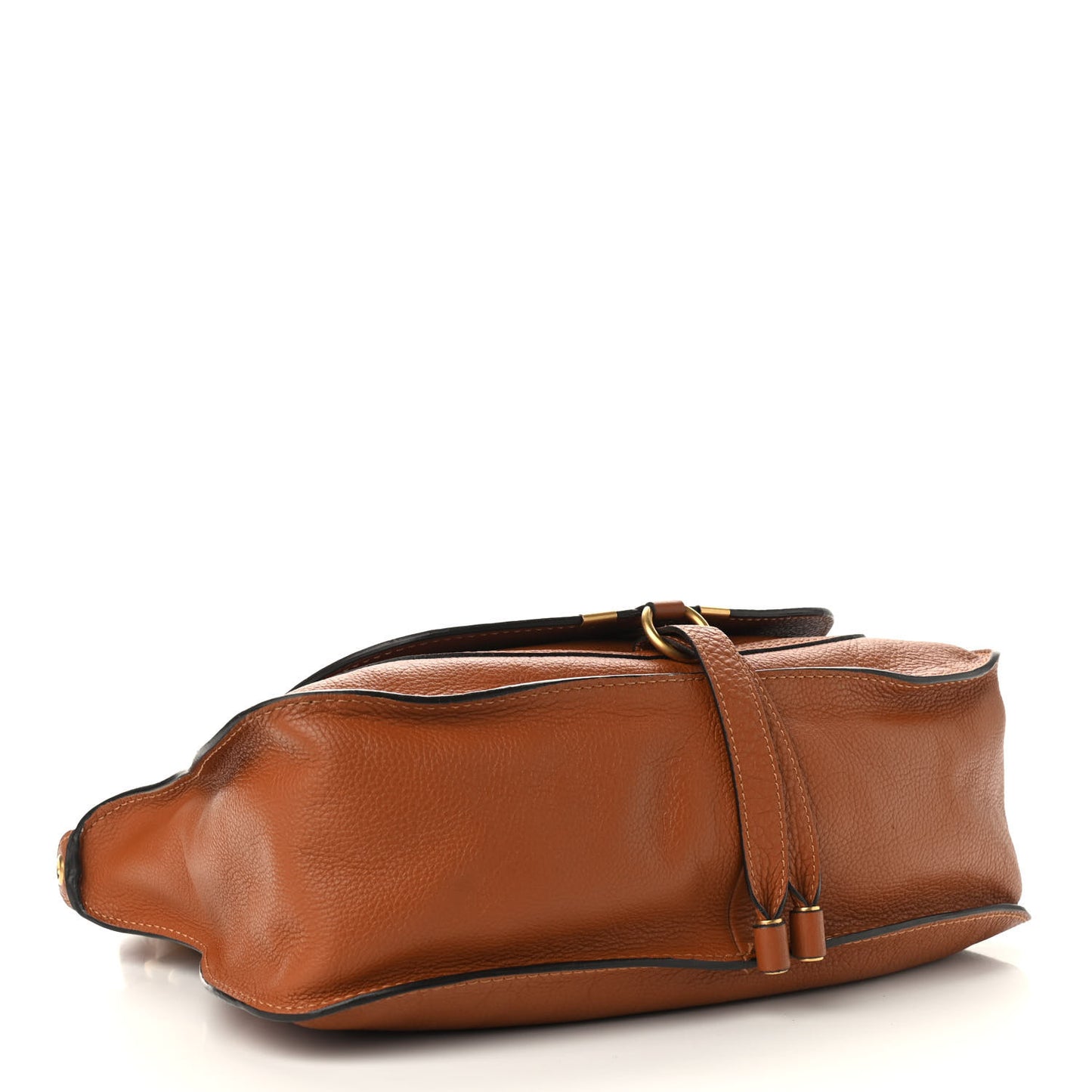 Calfskin Medium Marcie Satchel Tan
