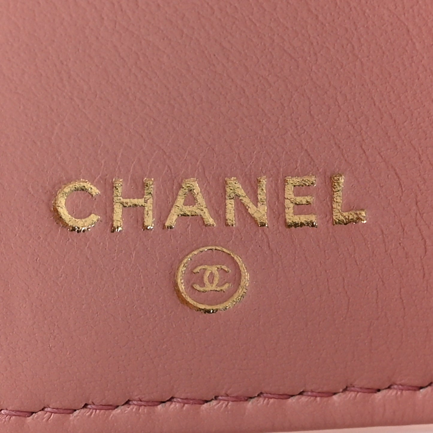 Caviar Quilted Small Boy Flap Wallet Pink