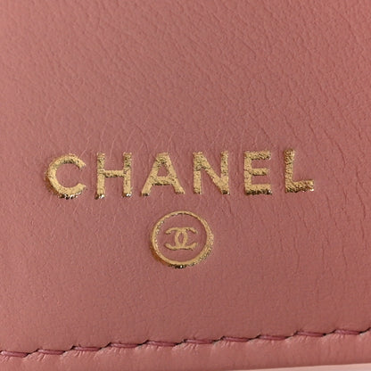 Chanel Caviar Quilted Small Boy Flap Wallet Pink 6 of 6