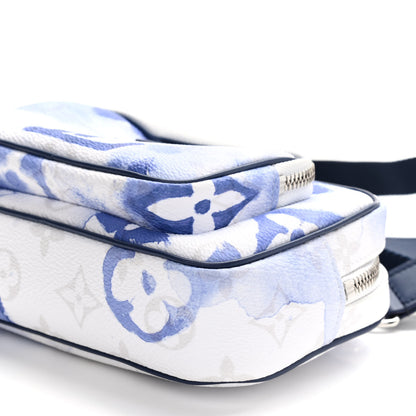 Louis Vuitton Monogram Watercolor Outdoor Pouch Blue 8 of 8