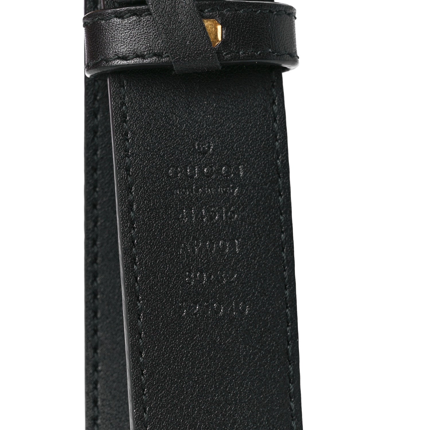 Gucci Calfskin Double G 30mm Belt 80 32 Black 4 of 4