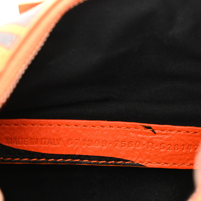 Balenciaga Agneau Arena Le Cagole Shoulder Bag XS Orange Black 8 of 14