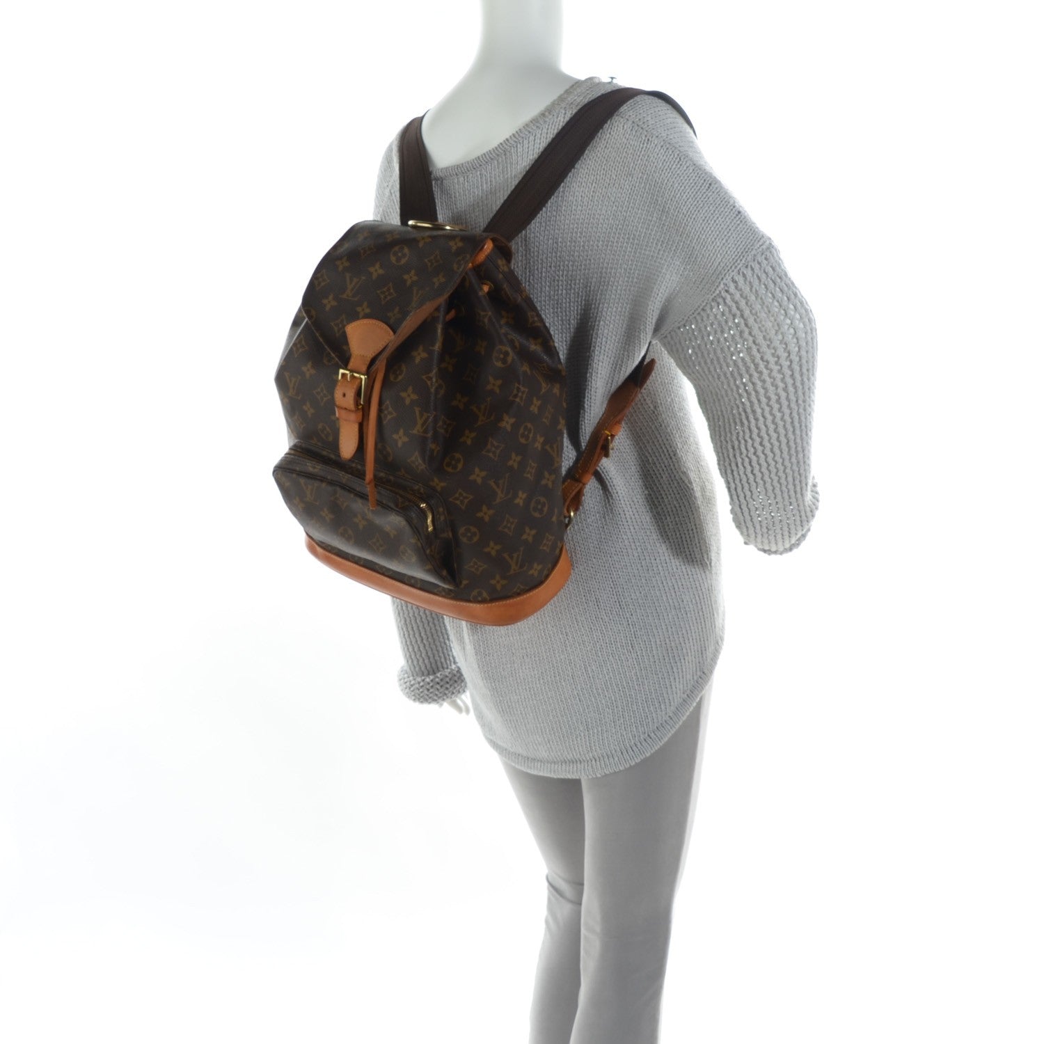 Louis Vuitton Monogram Montsouris GM Backpack 2 of 8