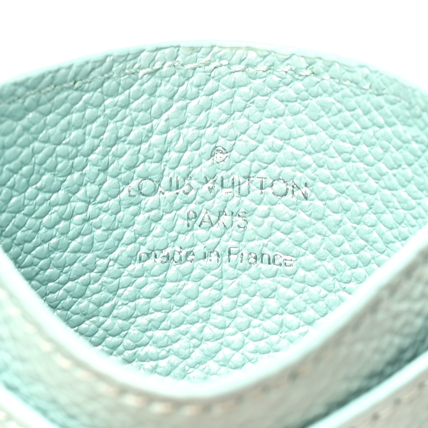 Louis Vuitton Empreinte Monogram LV Charms Card Holder Pearly Lagoon Turquoise 6 of 8