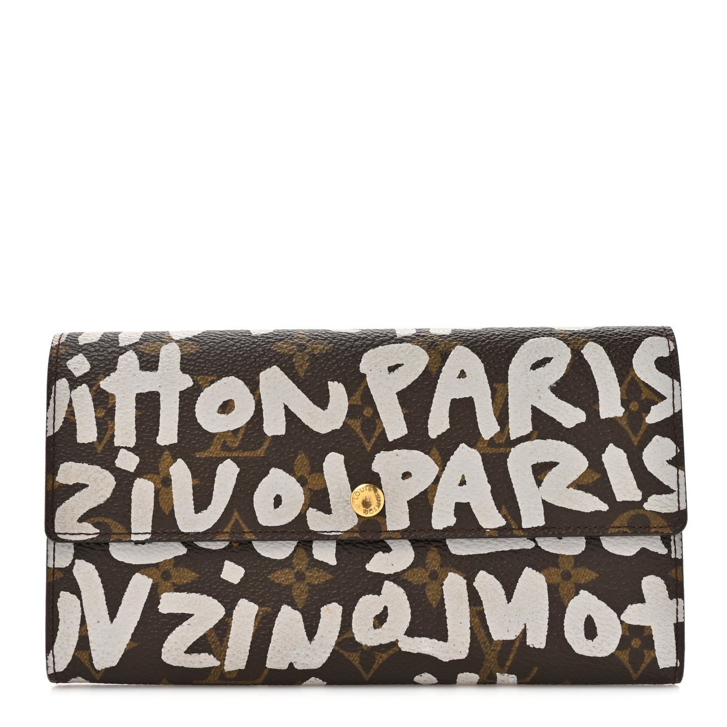 Monogram Graffiti Porte-Monnaie Wallet Silver