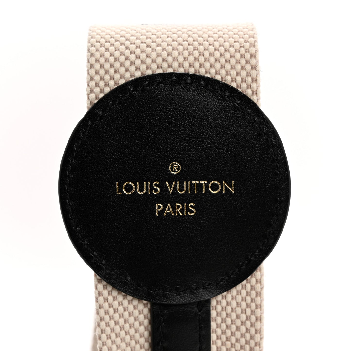 LV Twist Jacquard Shoulder Strap Black