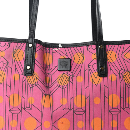 MCM Visetos Medium Project Reversible Shopper Tote Cognac 15 of 15