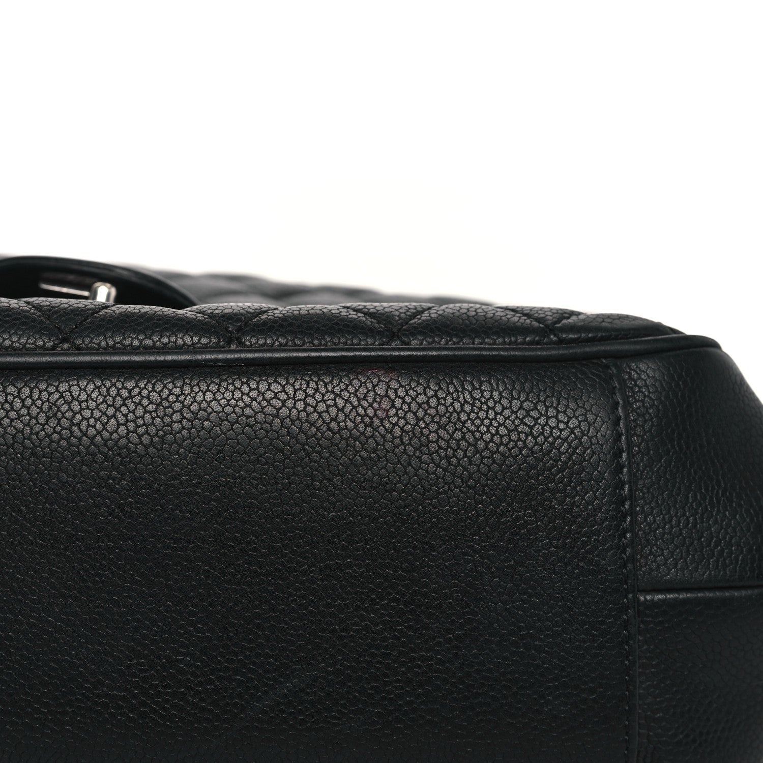 Chanel Caviar Quilted Medium Rock In Rome Single Flap Black 9 of 9