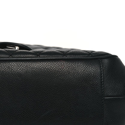 Chanel Caviar Quilted Medium Rock In Rome Single Flap Black 9 of 9