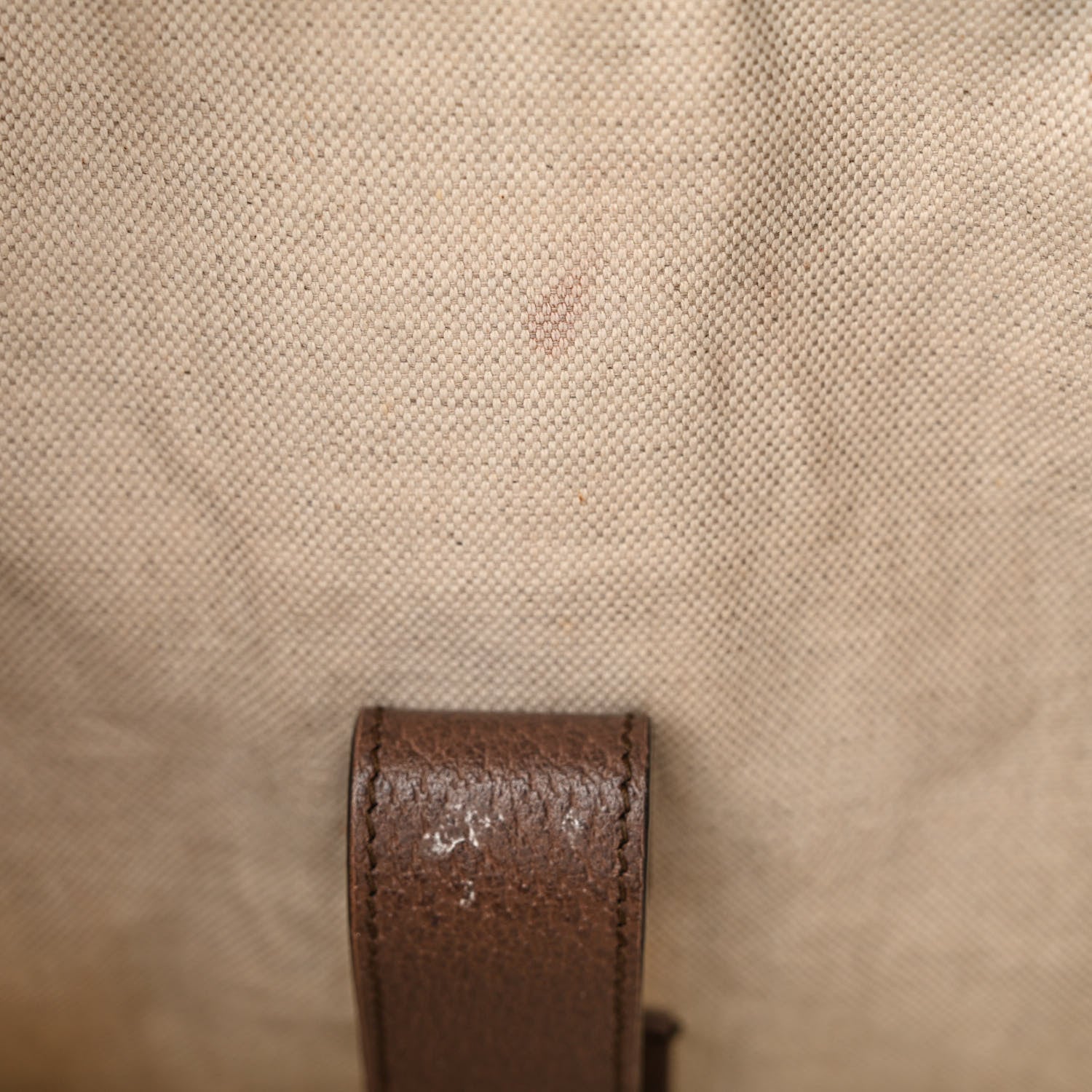 Gucci Soft GG Supreme Monogram Neo Vintage Double Buckle Backpack Beige New Acero Crop 8 of 13