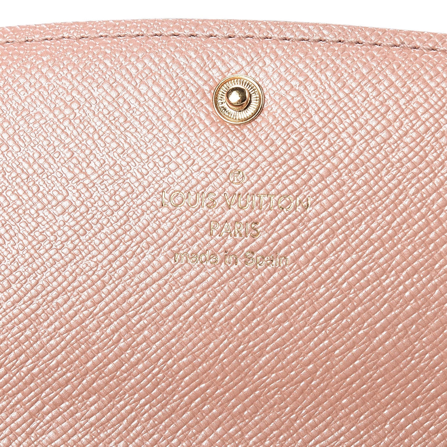 Monogram Emilie Wallet Rose Nacre