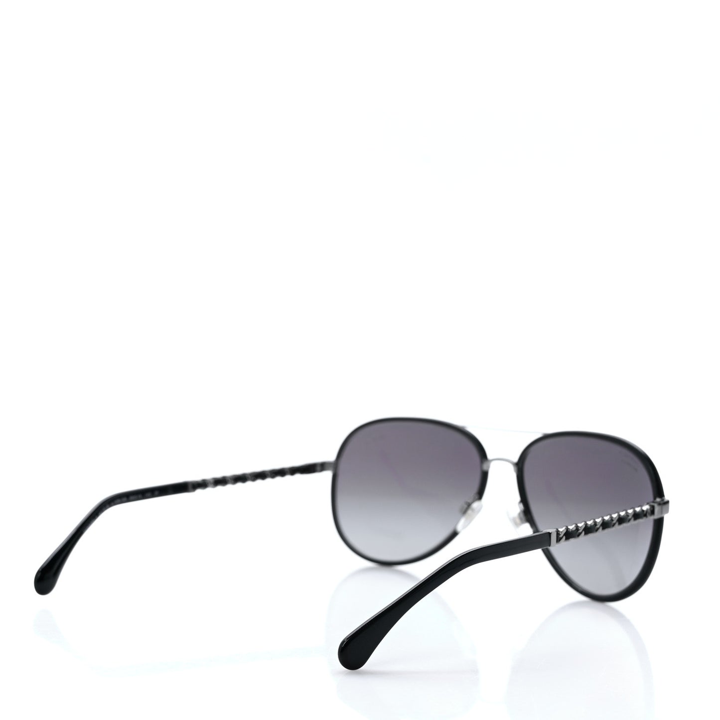 Metal Polarized Pilot Winter Sunglasses 4219-Q Black