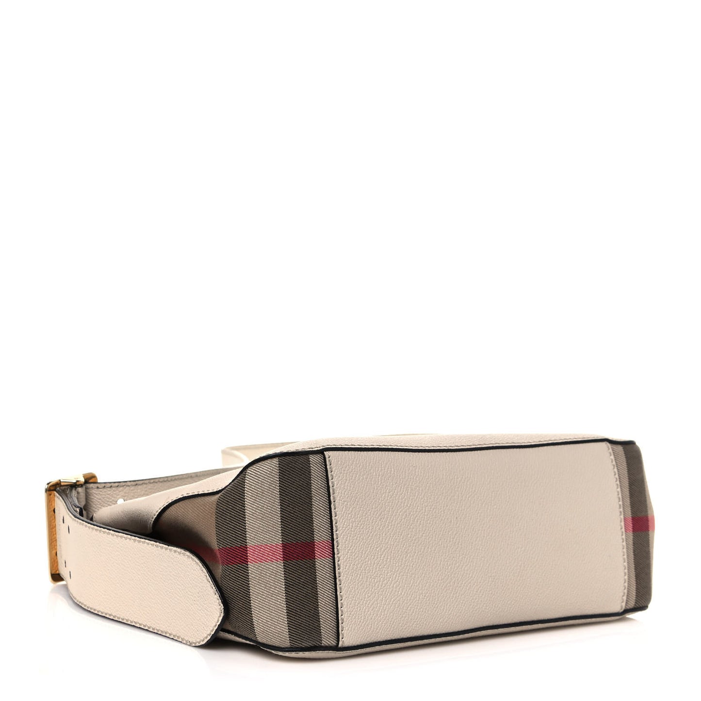 Soft Grain Calfskin House Check Small Helmsley Crossbody Limestone