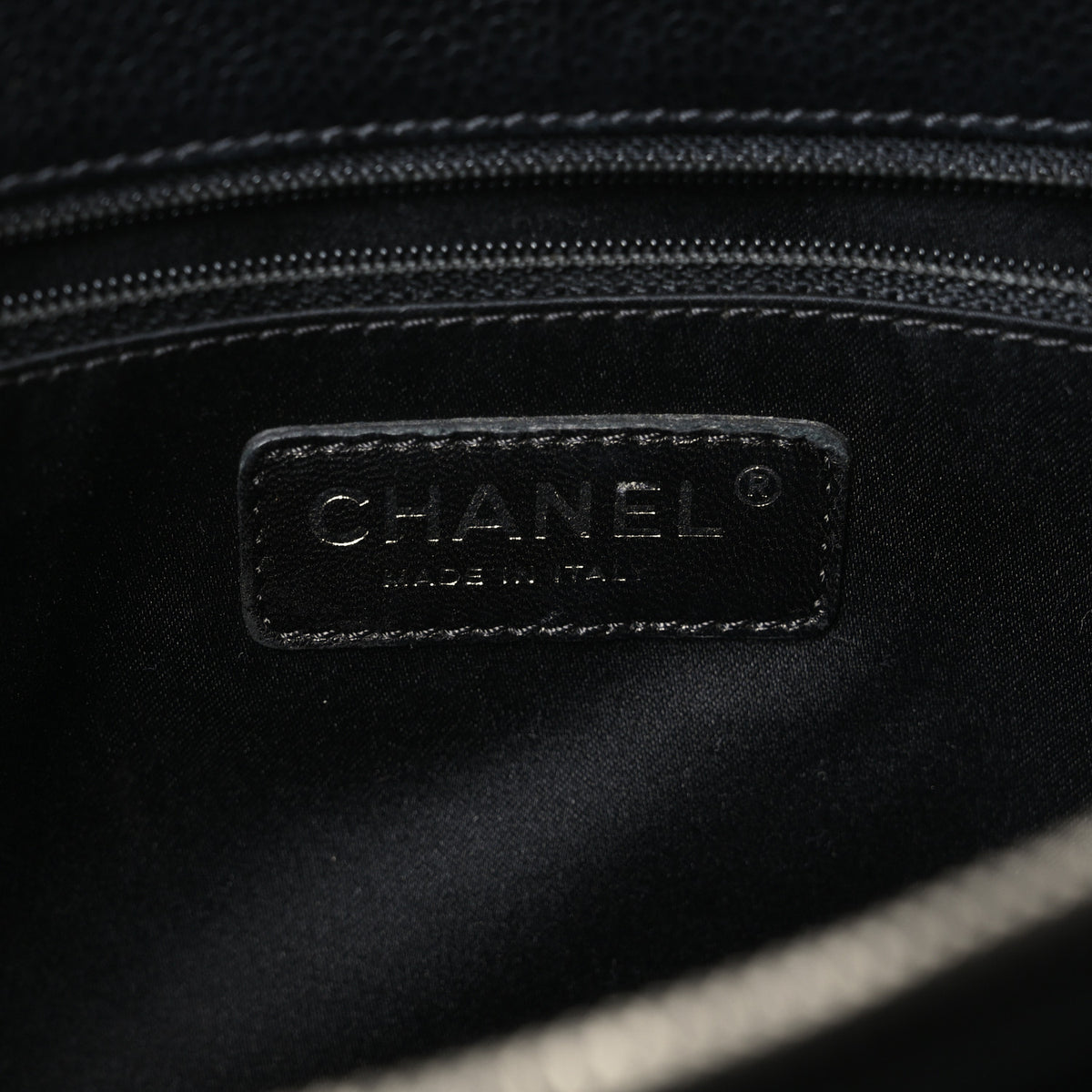 Chanel Caviar Quilted Grand Shopping Tote GST Black 5 of 9
