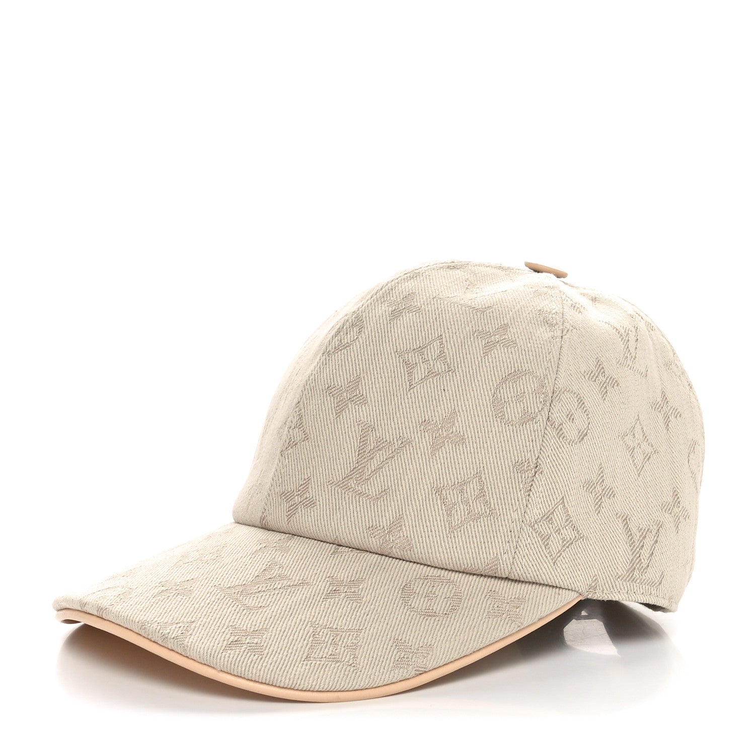 Louis Vuitton Cotton Monogram Essential Cap Beige 1 of 9