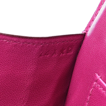 Hermes Shiny Niloticus Crocodile Egee Clutch Rose Scheherazade 7 of 10