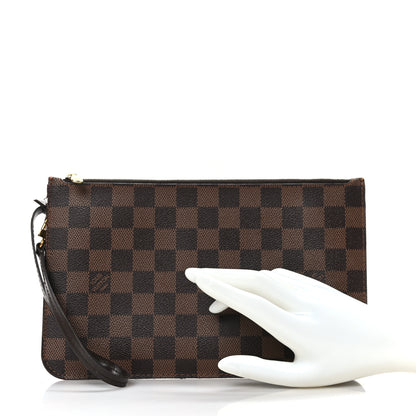 Louis Vuitton Damier Ebene Neverfull MM GM Pochette 2 of 7
