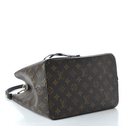 Louis Vuitton Monogram Neonoe MM Black 4 of 10