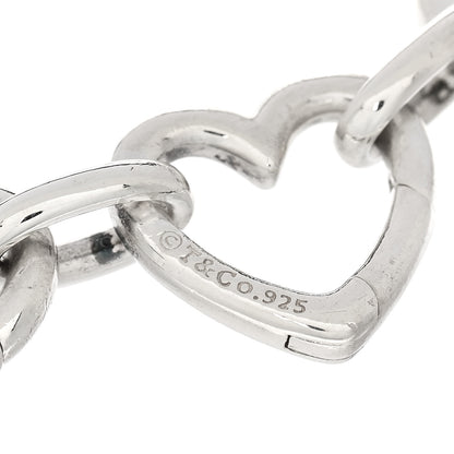 Tiffany Sterling Silver Notes Heart Tag Bracelet 3 of 3