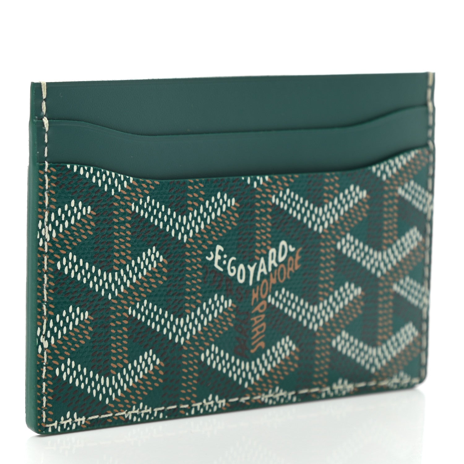 Goyard Goyardine Saint Sulpice Card Holder Green 3 of 6