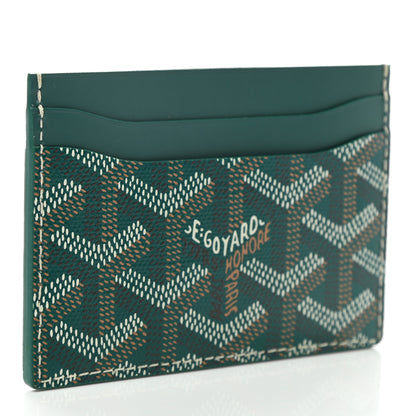 Goyard Goyardine Saint Sulpice Card Holder Green 3 of 6