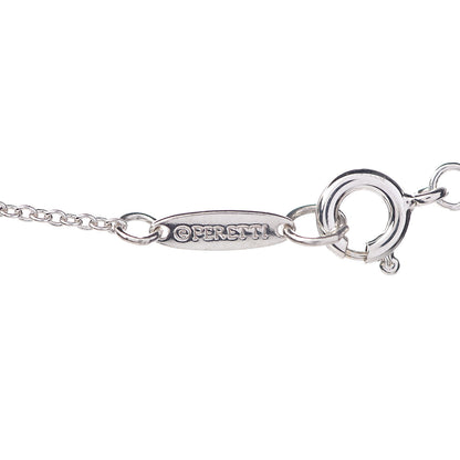 Tiffany Sterling Silver Elsa Peretti Letter "T" Pendant Necklace 7 of 9