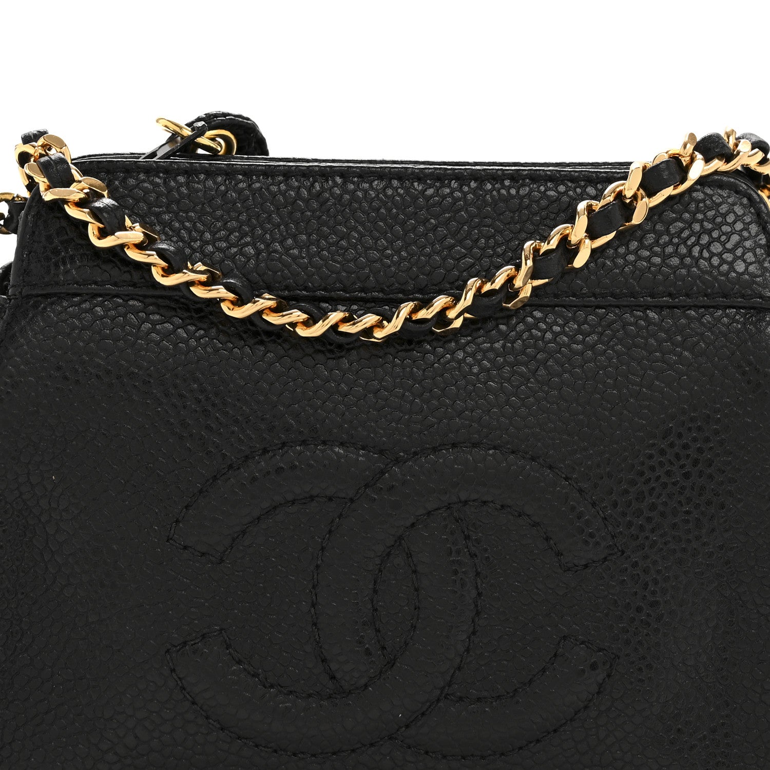 Chanel Caviar Timeless CC Mini Chain Bag Black 8 of 13