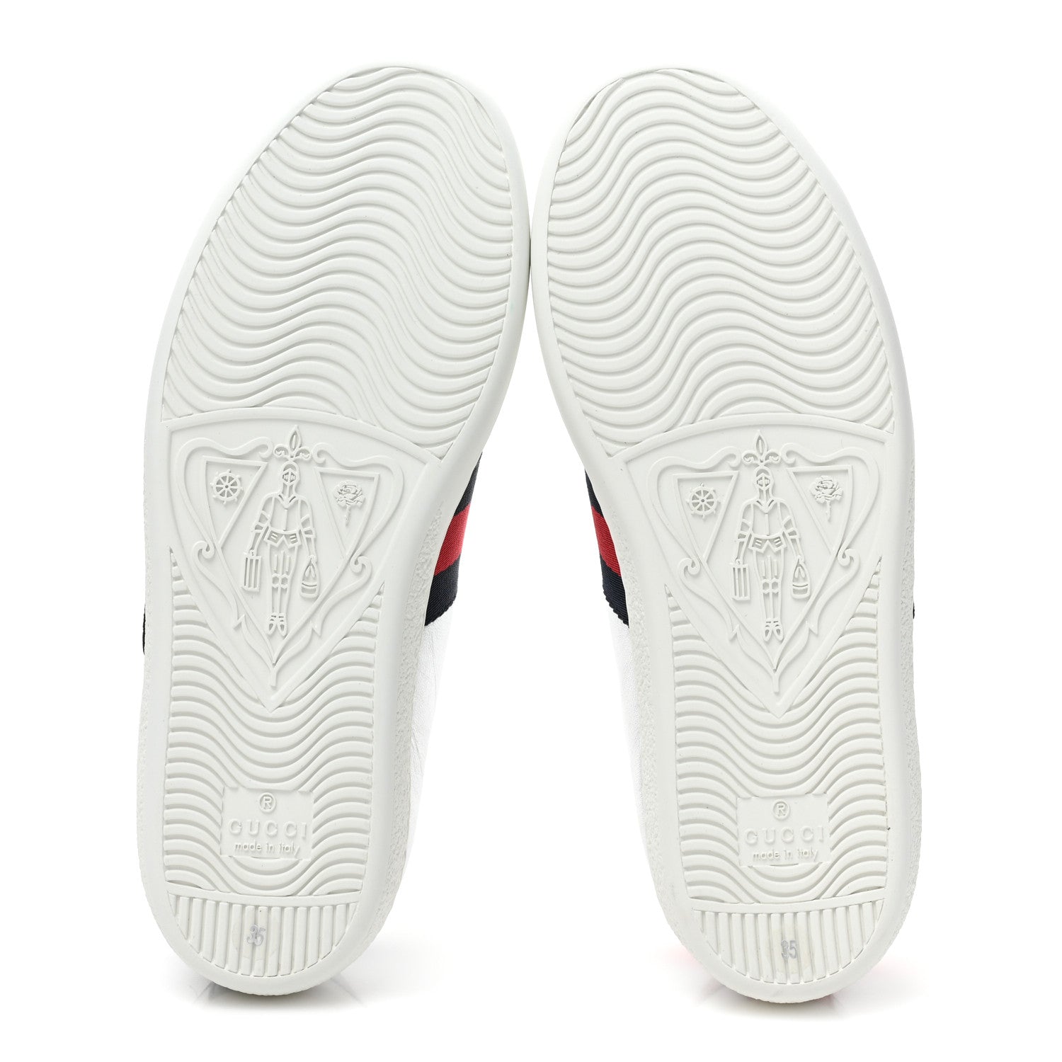 Gucci Metallic Nappa Silk Ayers Web Embroidered Womens Ace Sneakers 35 Silver 6 of 9