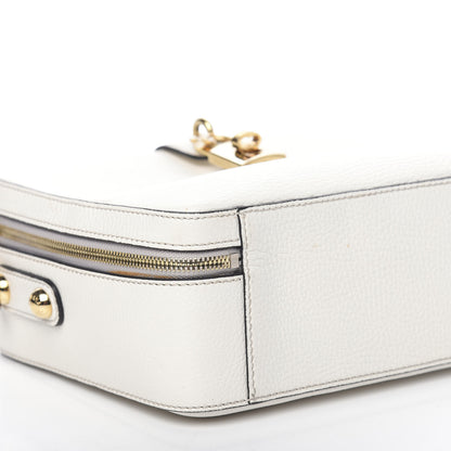 Dolce & Gabbana Drummed Calfskin Rosaria Shoulder Bag White 7 of 14