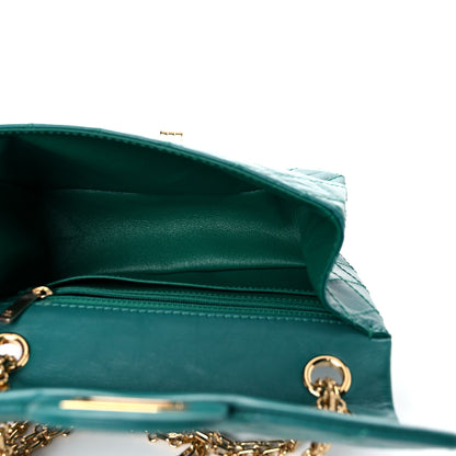 Chanel Aged Calfskin Quilted 2.55 Reissue Mini Flap Green 5 of 10