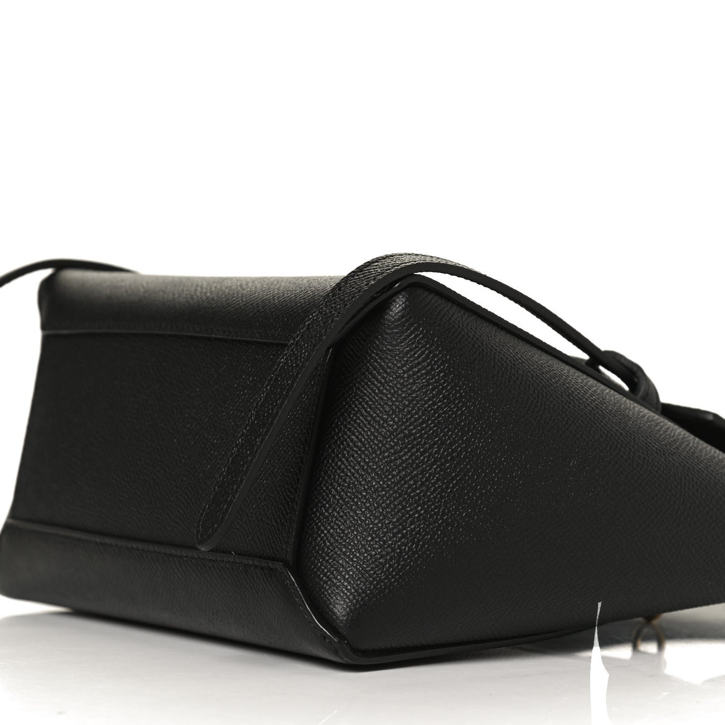 Grained Calfskin Nano Belt Bag Black