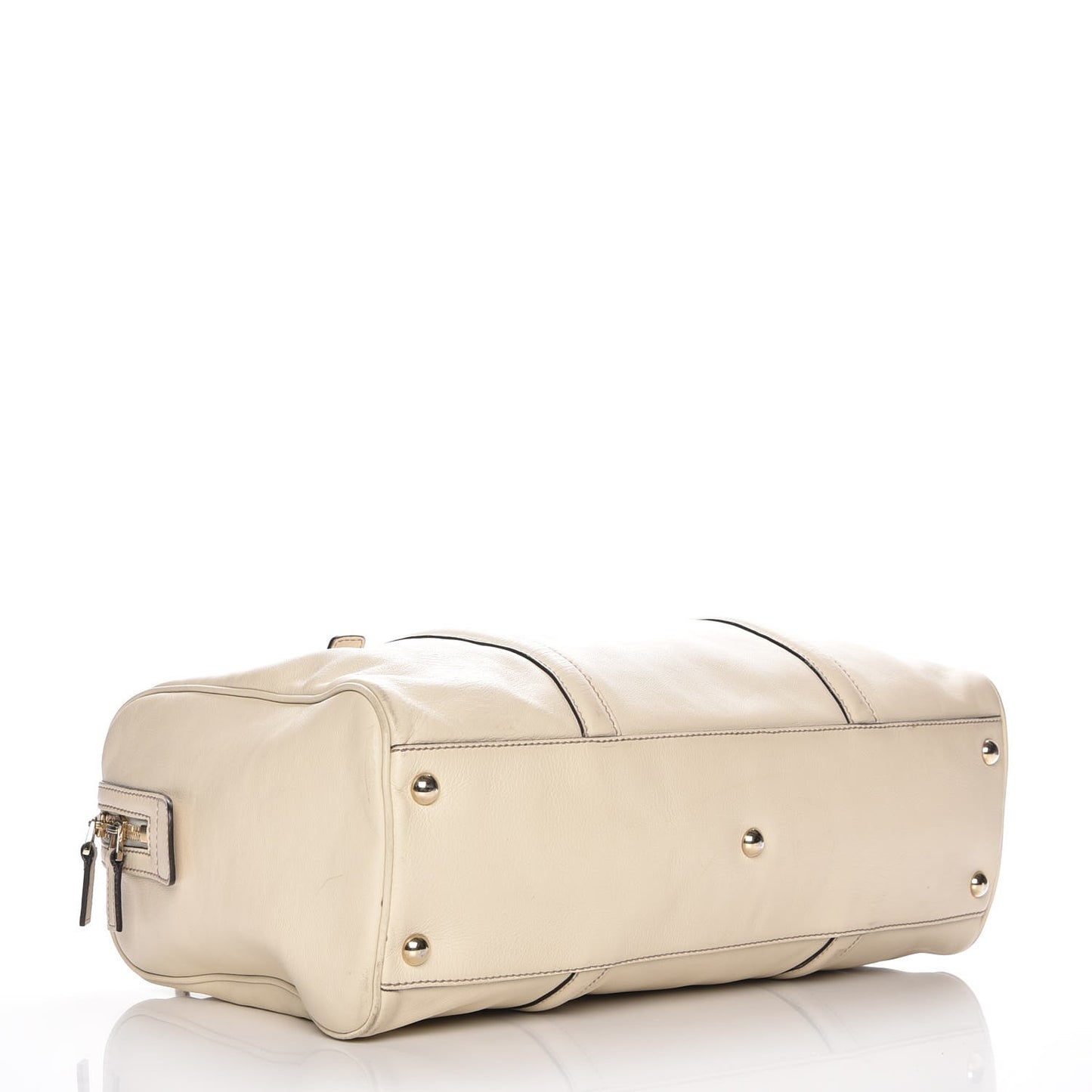 Calfskin Medium Britt Boston Ivory