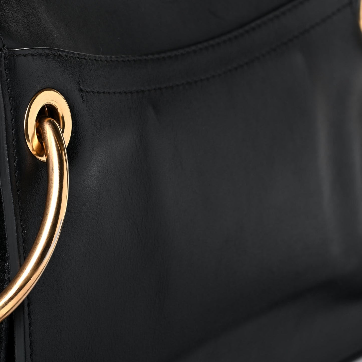 Calfskin Suede Small Roy Bag Black