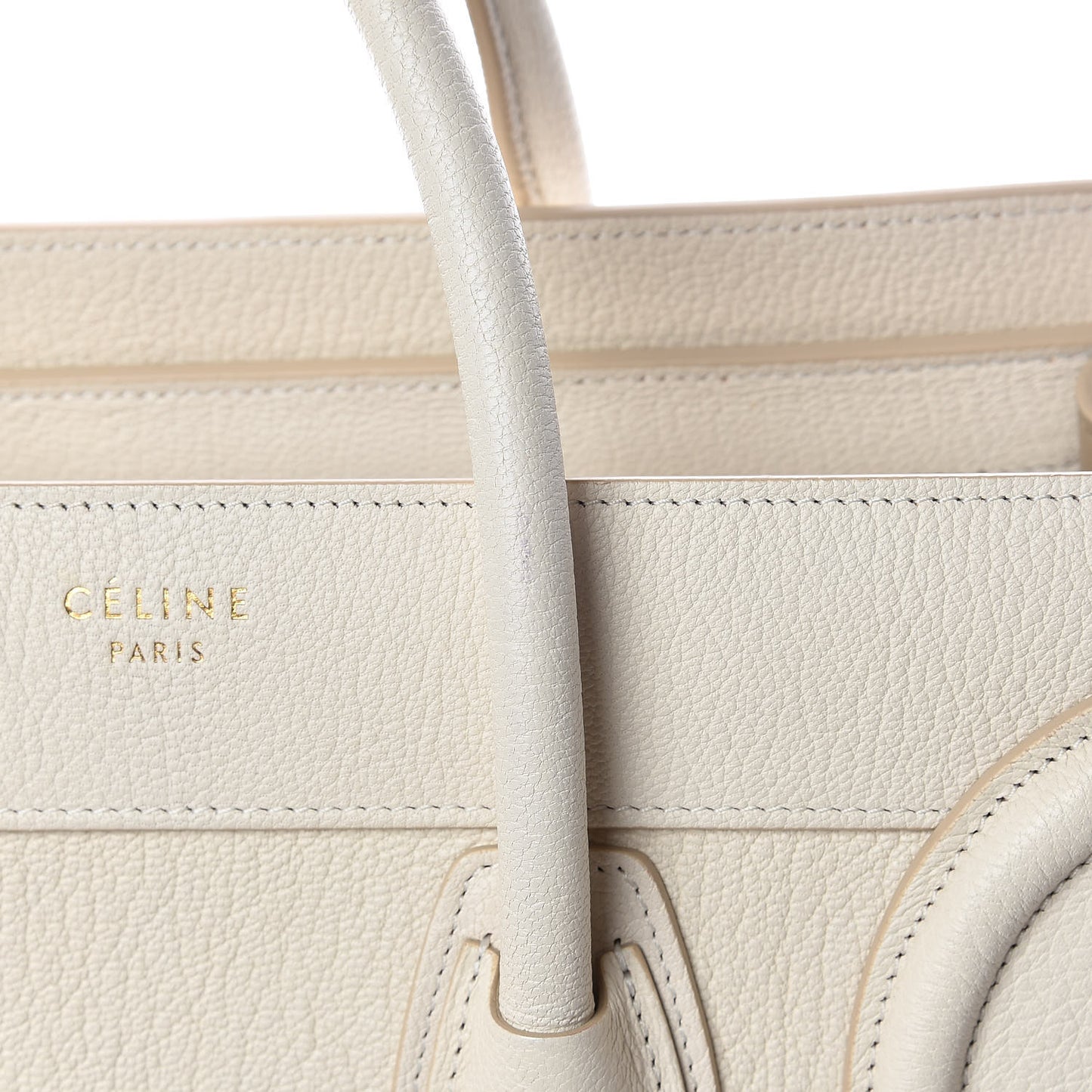 Goatskin Micro Luggage White