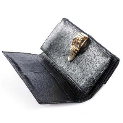 Gucci Horsebit Print Glam Continental Wallet Black 6 of 7