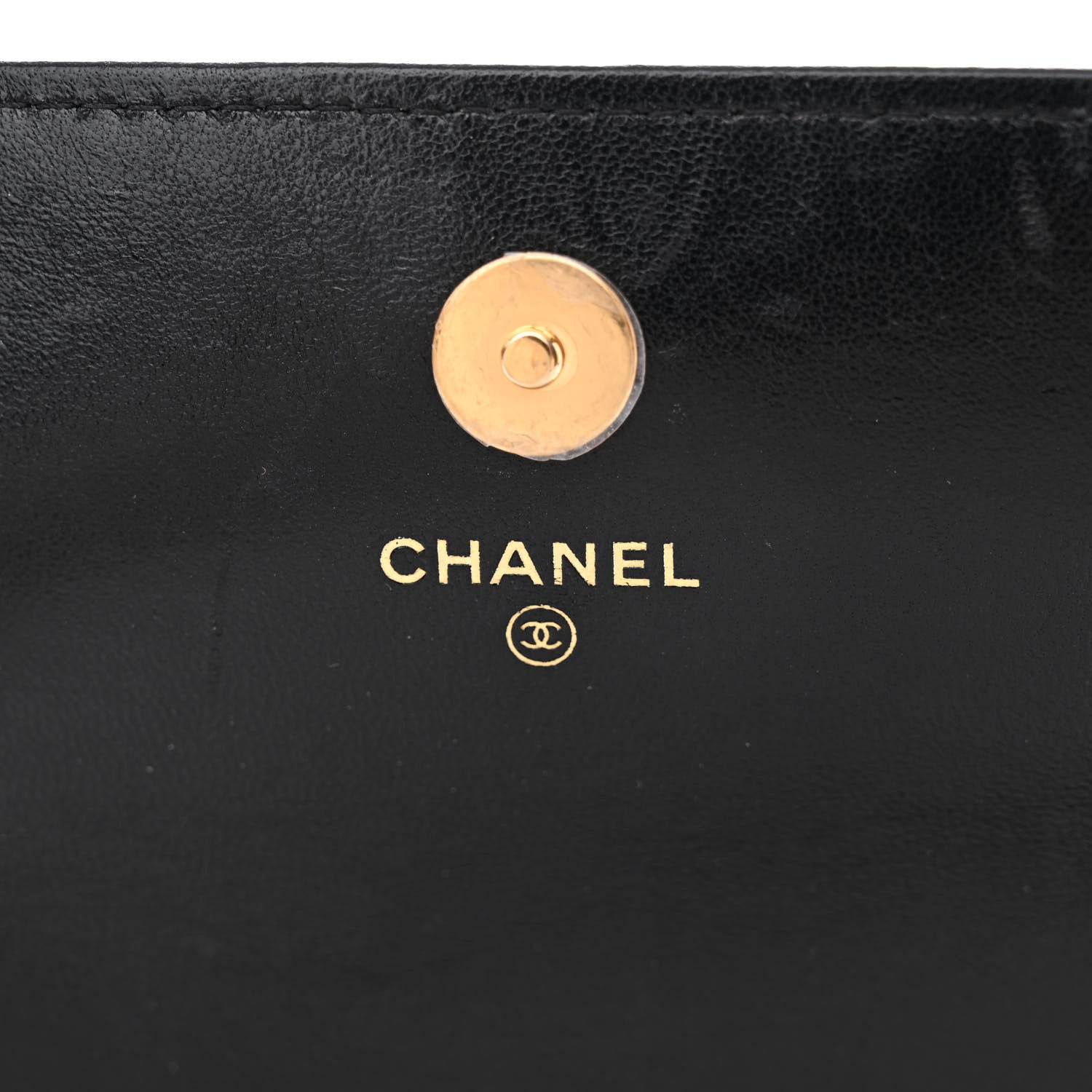 Chanel Lambskin Quilted Dynasty Flap Phone Holder With Chain Black 6 of 11
