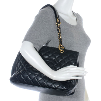Chanel Caviar Grand Shopping Tote GST Black 2 of 7