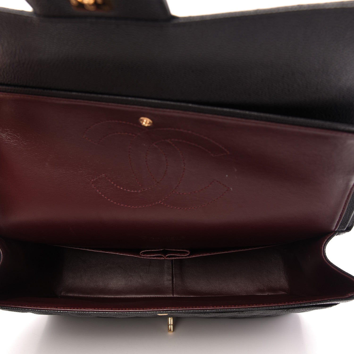 Chanel Caviar Quilted Maxi Double Flap Black 5 of 10