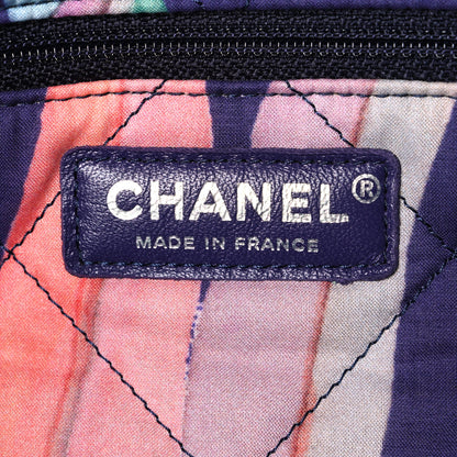 Chanel Canvas Quilted Jungle Jeans Flap White Multicolor 6 of 10
