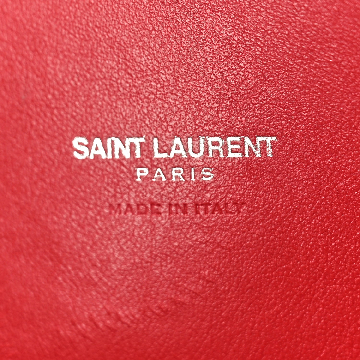 Saint Laurent Grained Calfskin Nano Sac De Jour Lipstick Red 7 of 11