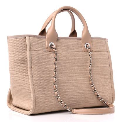 Chanel Mixed Fibers Small Deauville Tote Beige 4 of 10