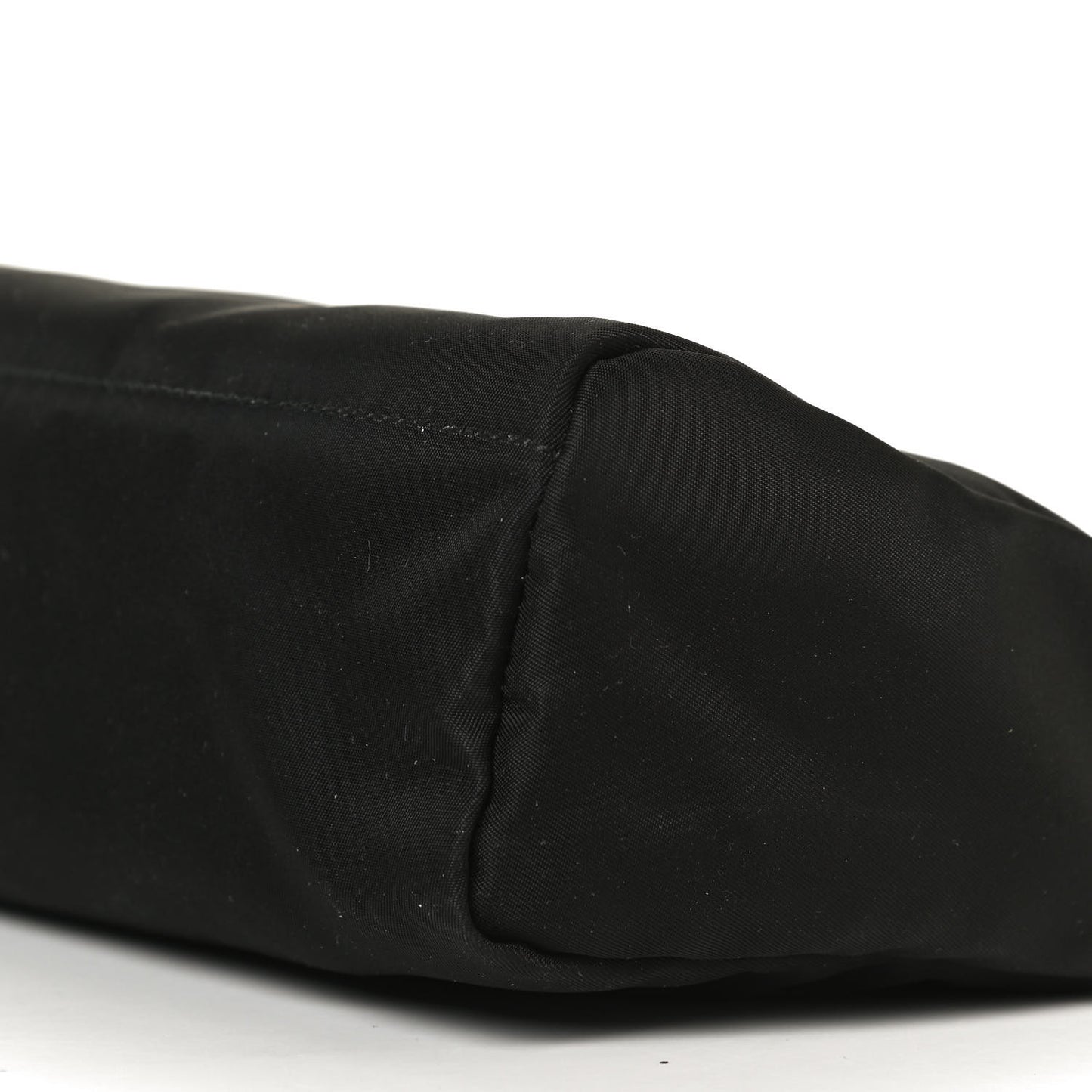 Nylon Tessuto Cosmetic Pouch Black