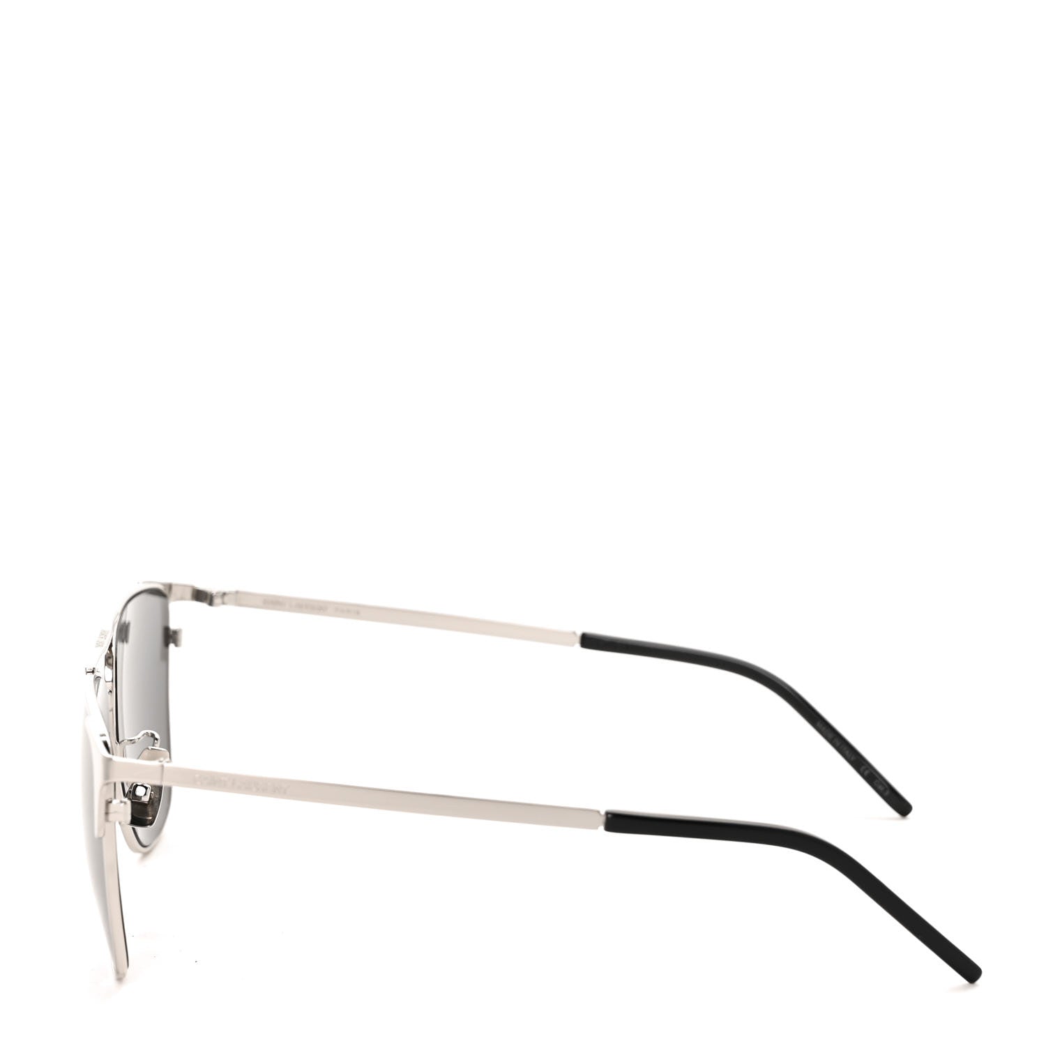 Saint Laurent Square SL 280 Sunglasses Black Silver 3 of 7