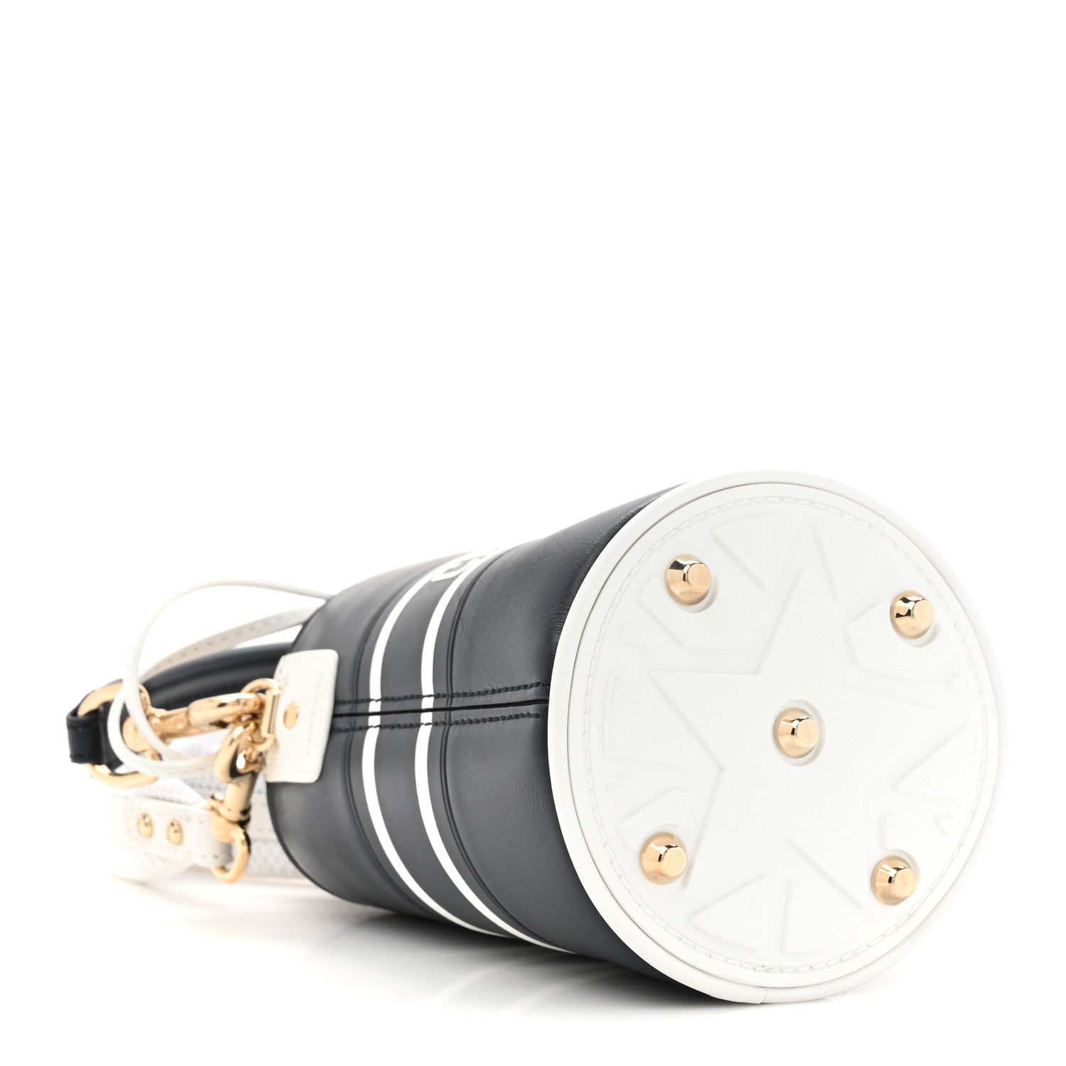 Christian Dior Calfskin Micro Dior Vibe Bucket Blue 4 of 9