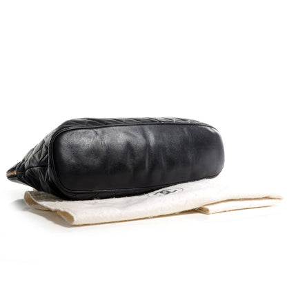 Chanel Lambskin Quilted Shoulder Bag Black 4 of 7