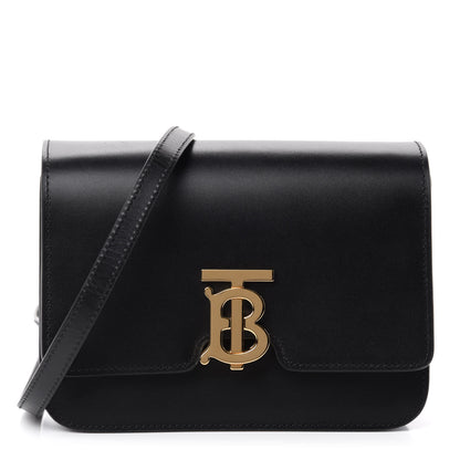Burberry Calfskin Small TB Bag Black 1 of 9