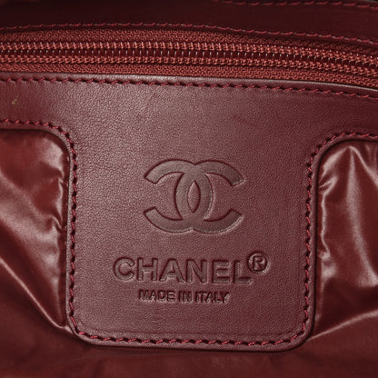 Chanel Nylon Quilted Coco Cocoon Bowler Black 6 of 8